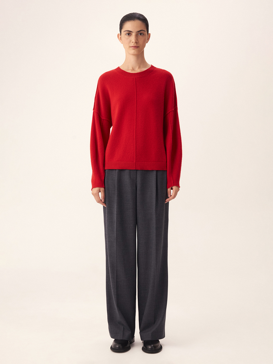 Оверсайз джемпер из кашемира