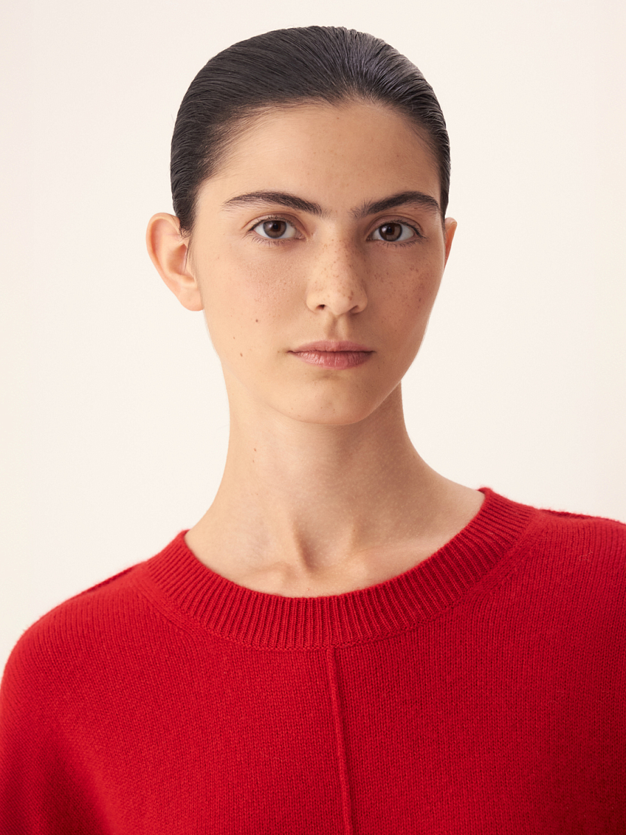 Оверсайз джемпер из кашемира