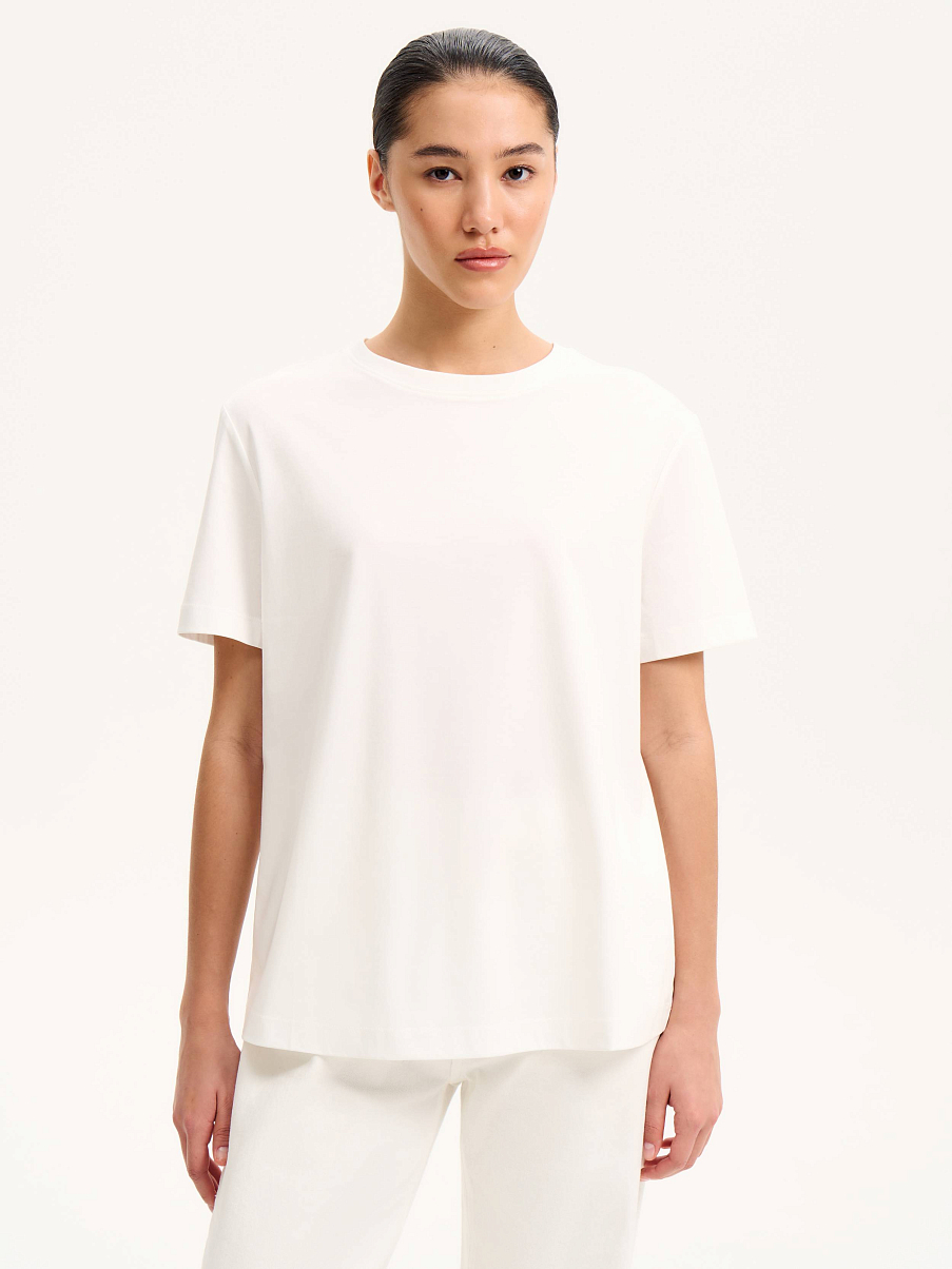 Футболка с шелком