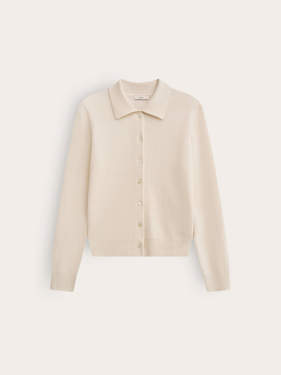 Кардиган из кашемира и шерсти мериноса