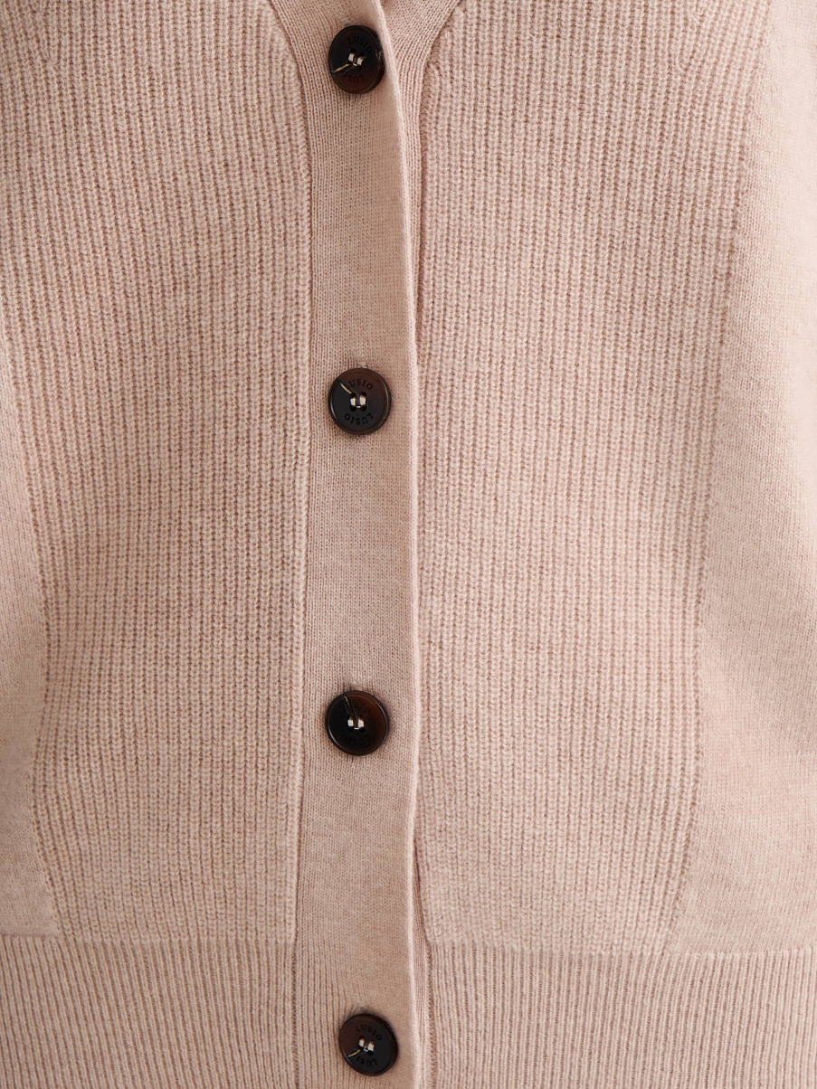 Кардиган из кашемира и шерсти мериноса