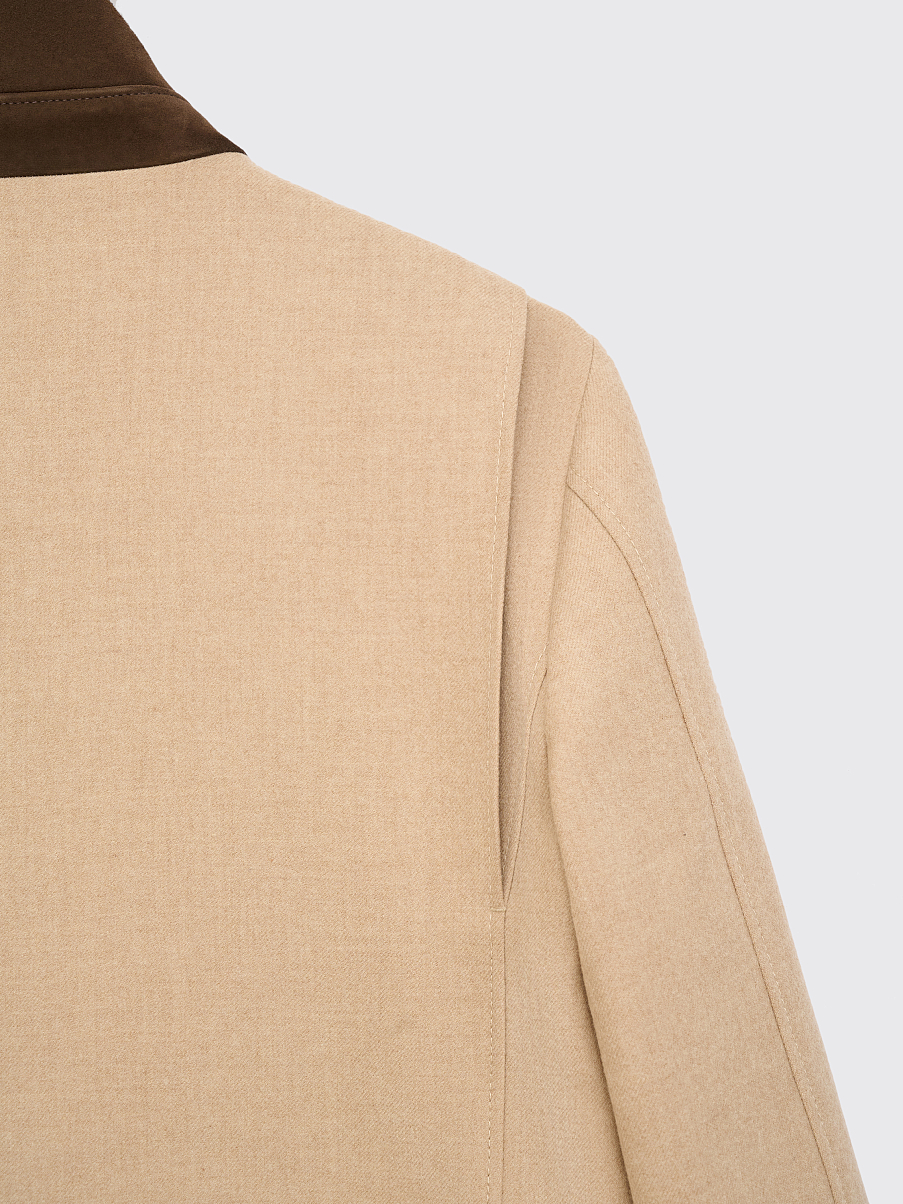 Жакет с воротником-стойкой