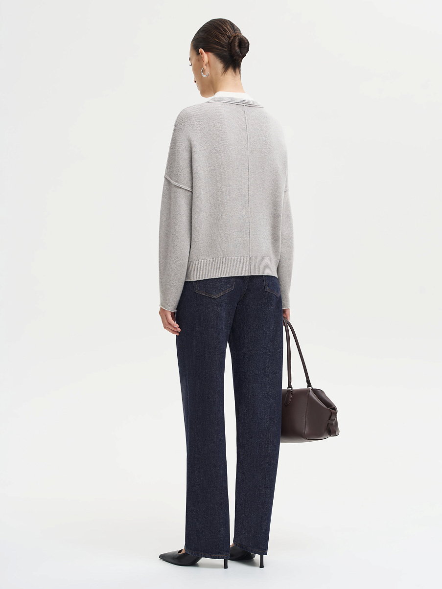 Кардиган из шерсти с кашемиром