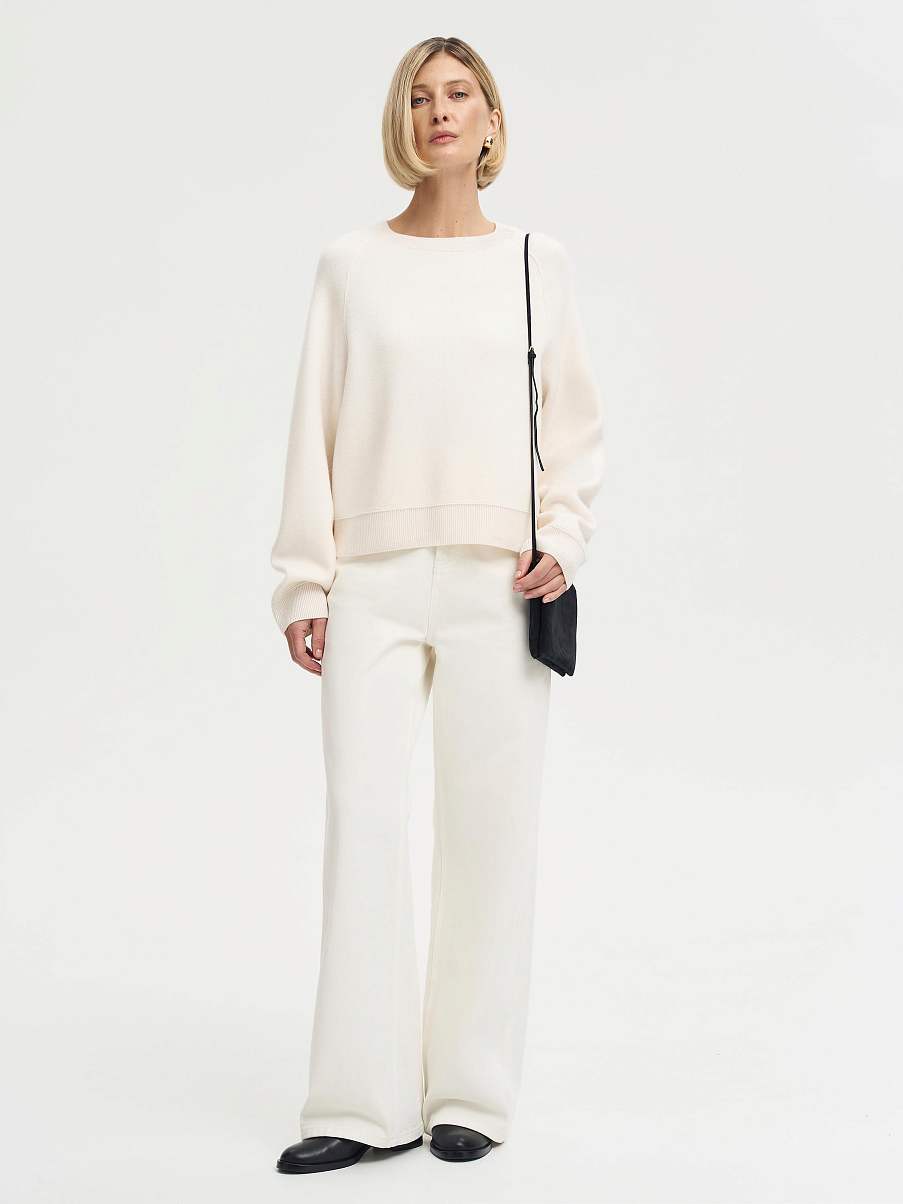 Джемпер из шерсти с кашемиром