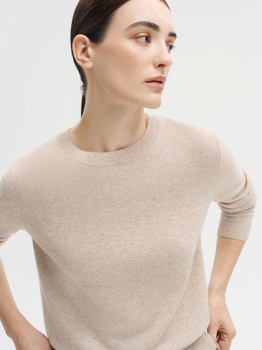 Джемпер из мериноса и кашемира