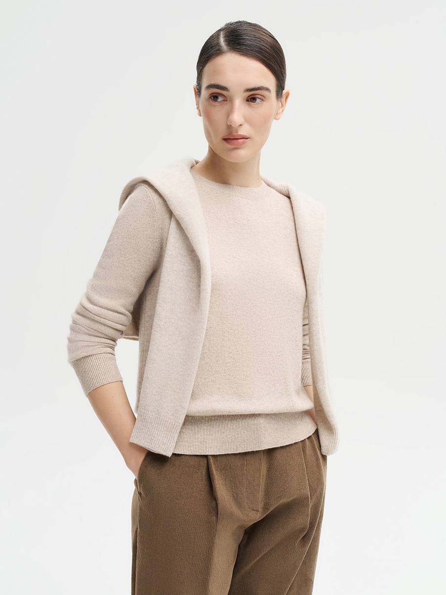 Джемпер из мериноса и кашемира