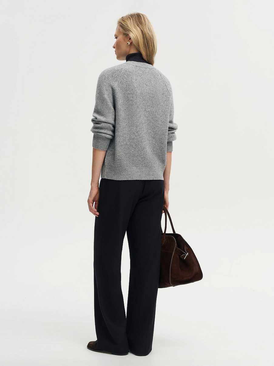 Джемпер из шерсти с кашемиром