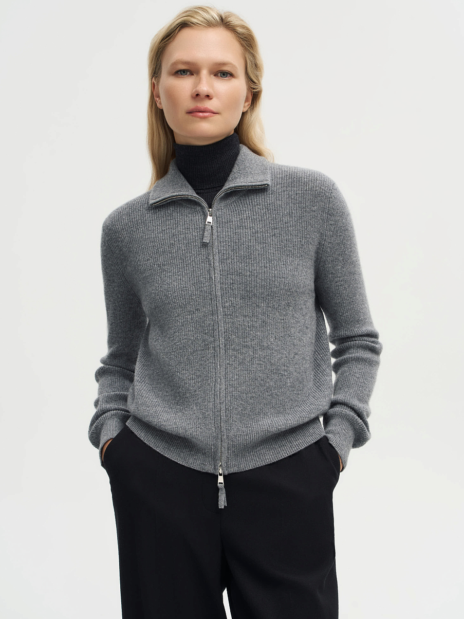 Кардиган из шерсти с кашемиром