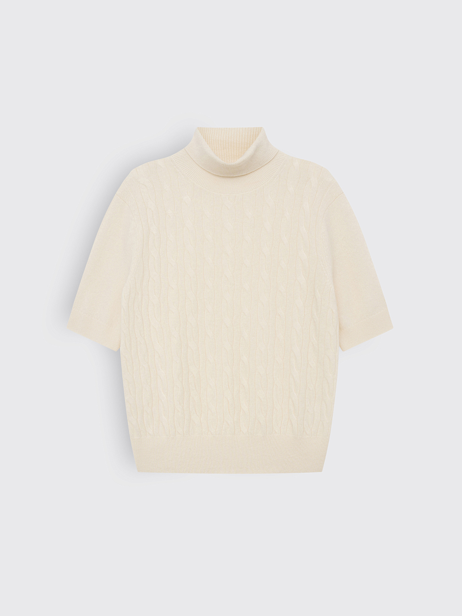 Водолазка с косами