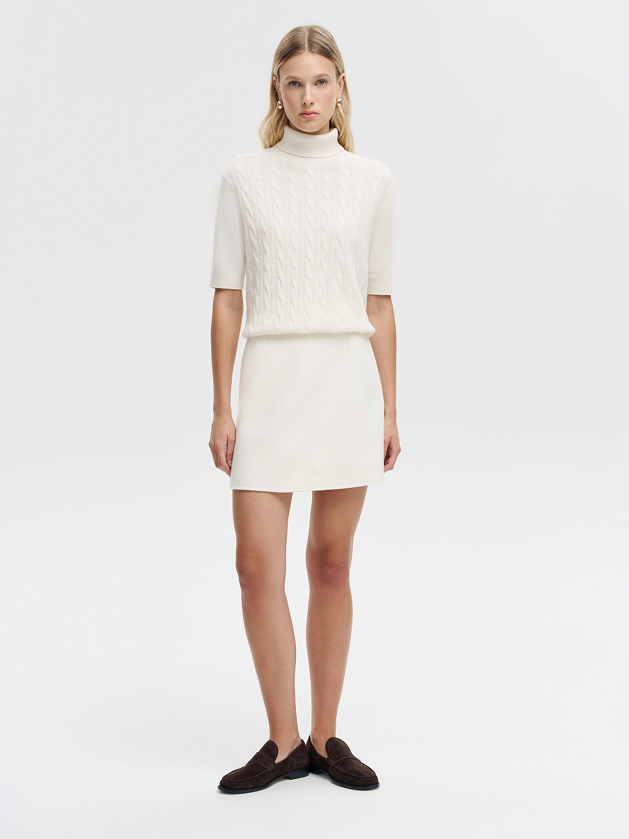 Водолазка с косами