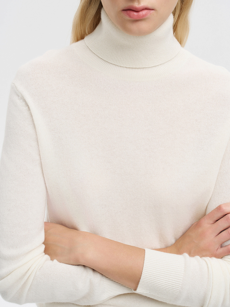 Водолазка из мериноса и кашемира