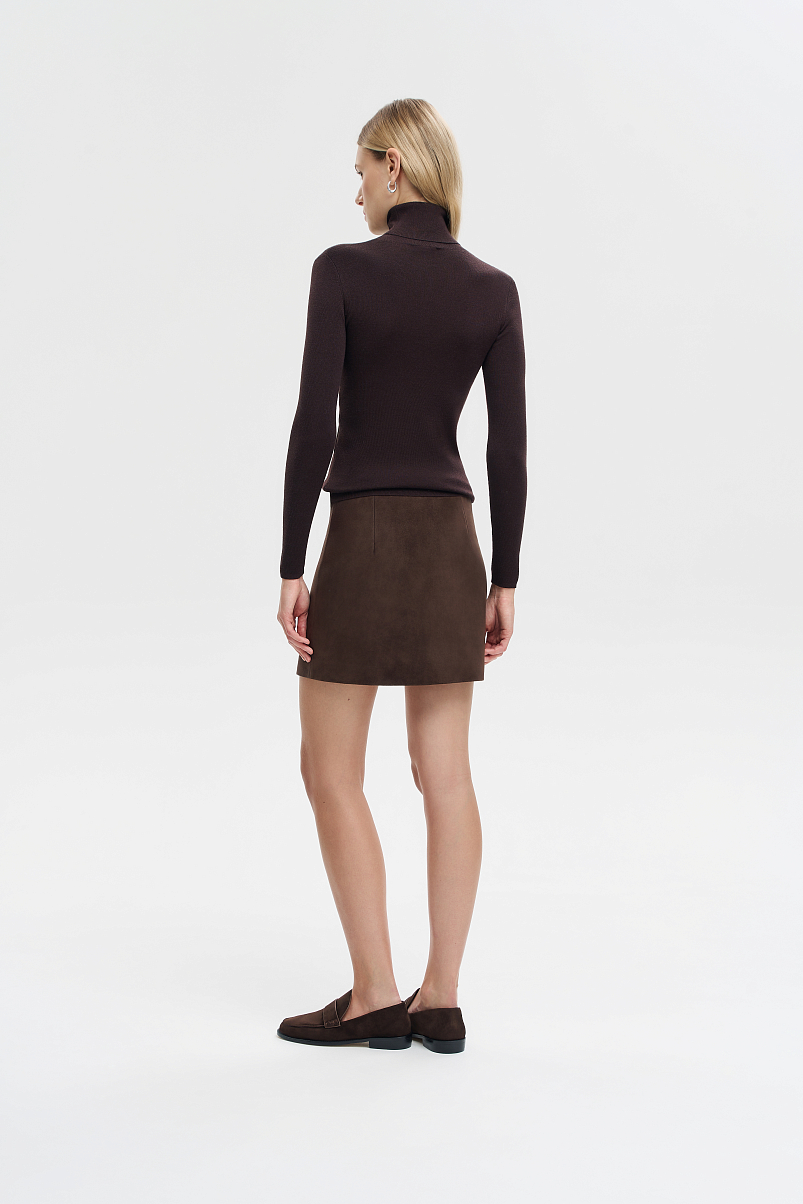 Водолазка из мериноса с шелком