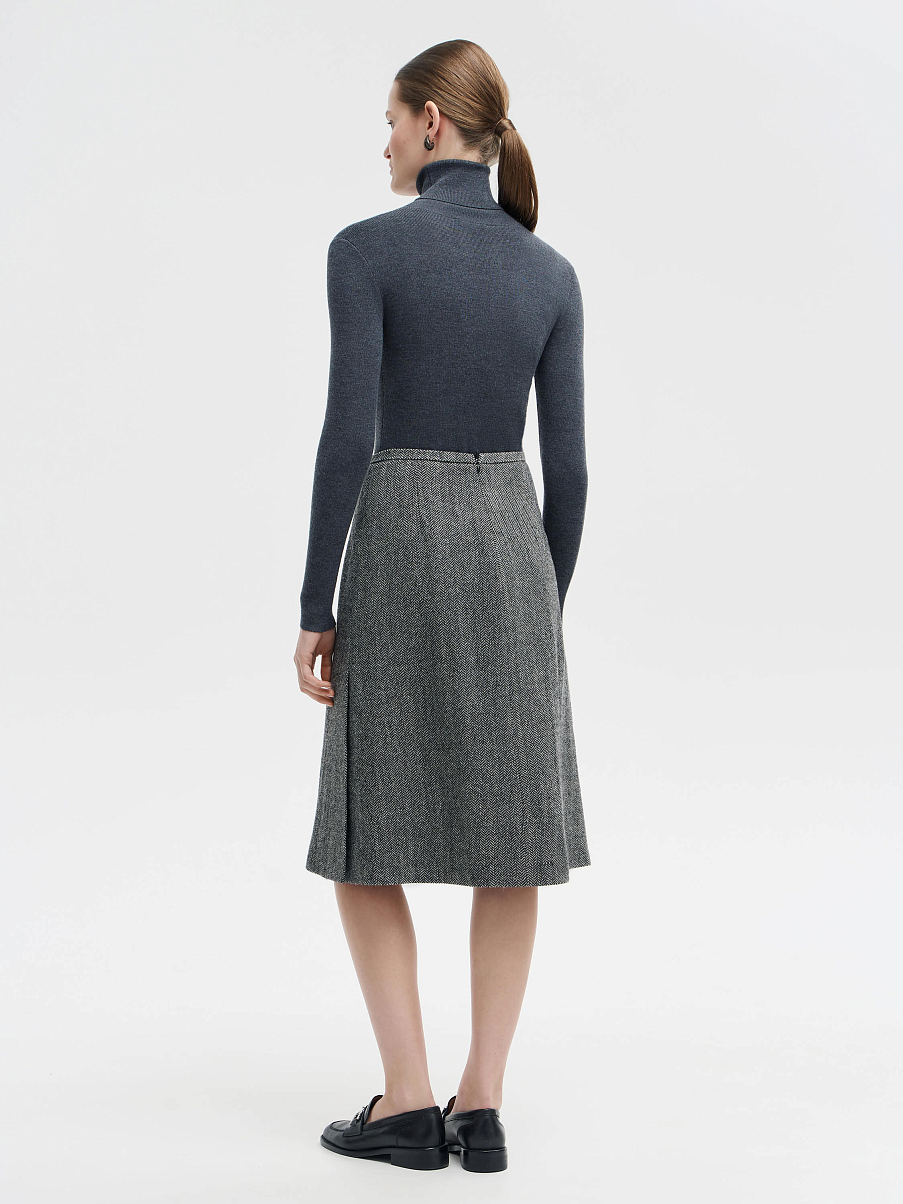 Водолазка из мериноса с шелком