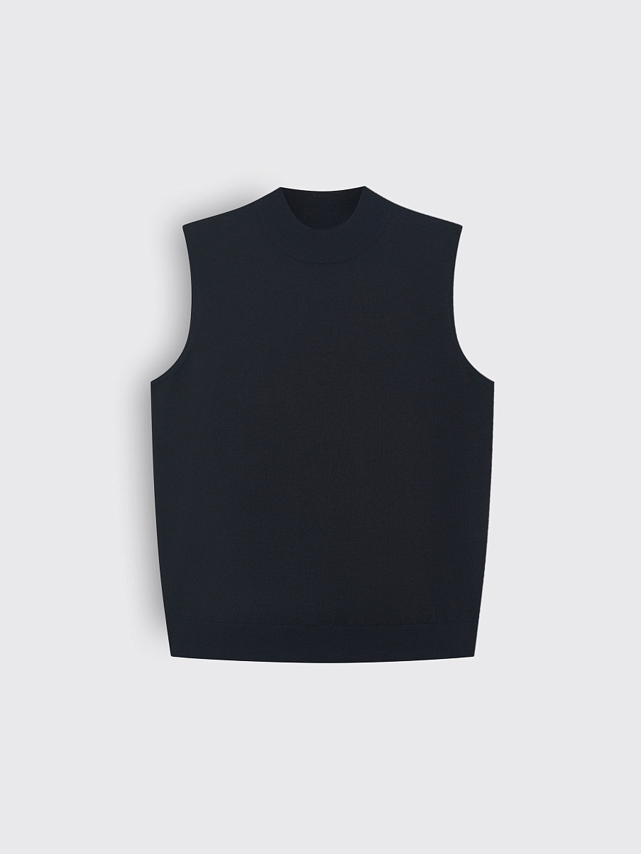 Водолазка из мериноса с шелком