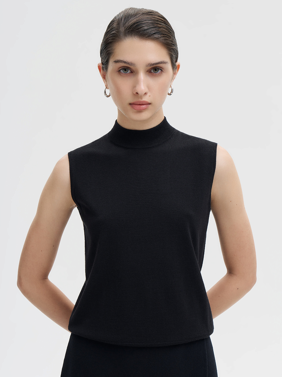 Водолазка из мериноса с шелком