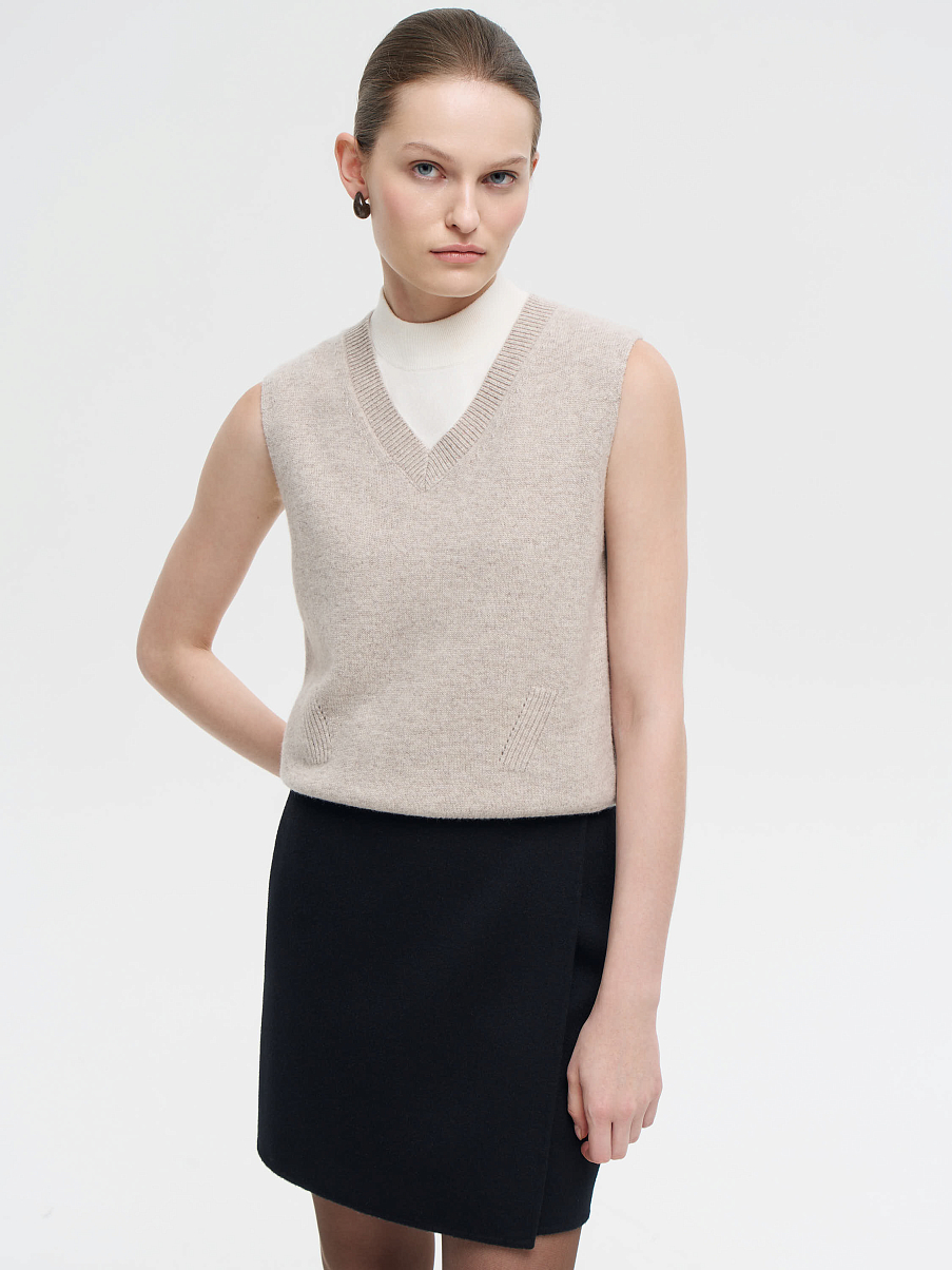 Жилетка из 100% мериноса