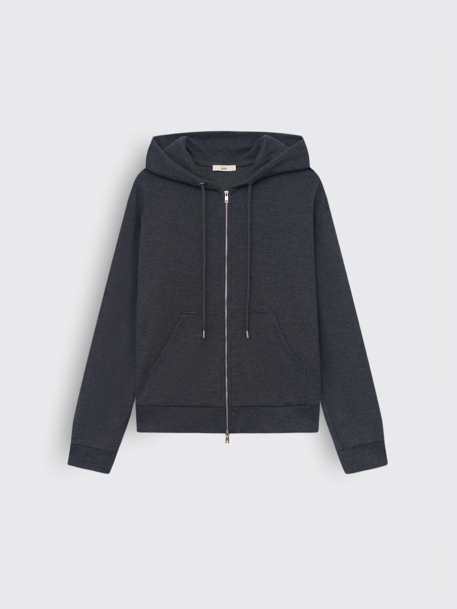 Худи из шерсти и хлопка