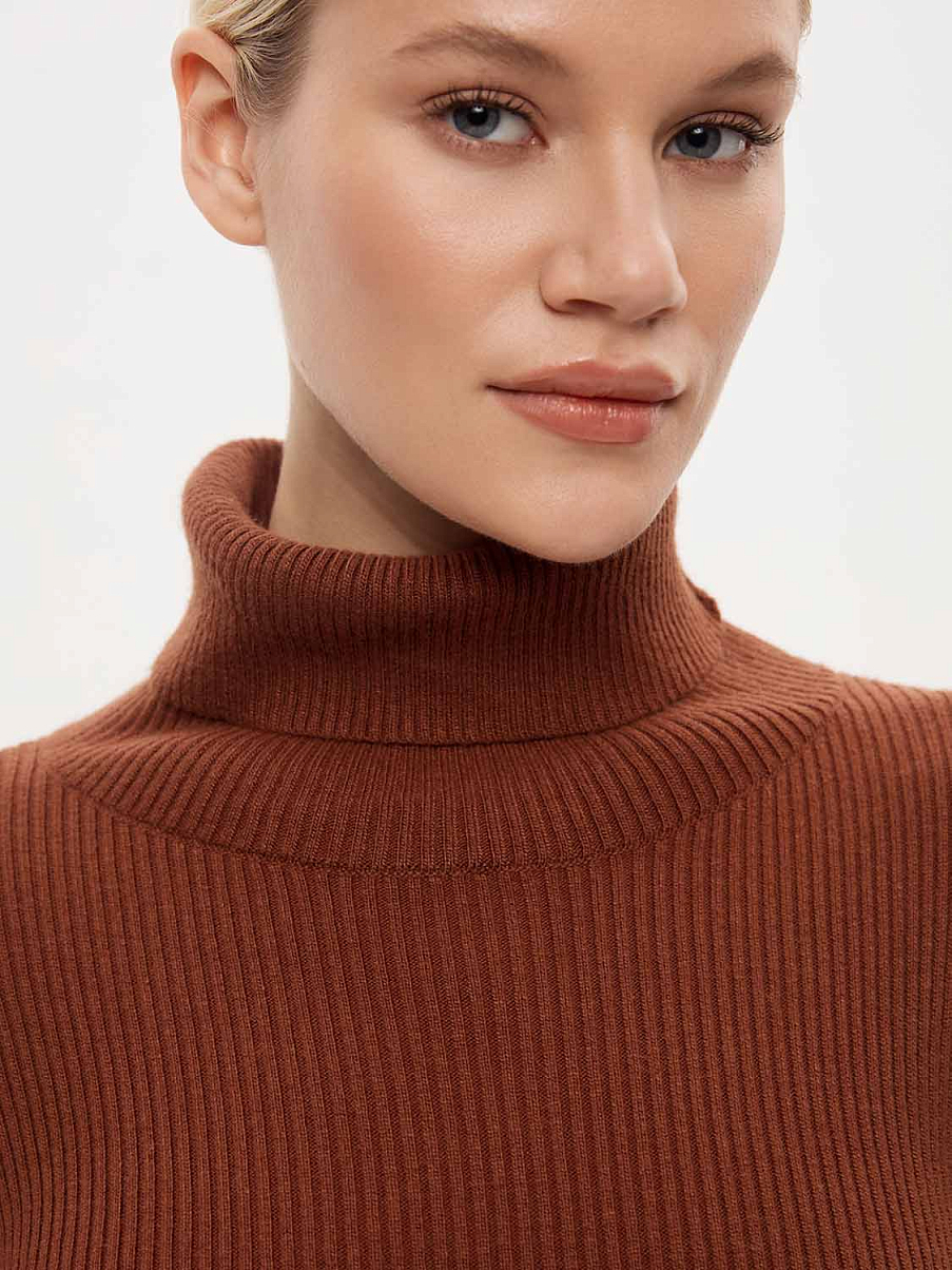 Облегающее трикотажное платье мини с ангорой