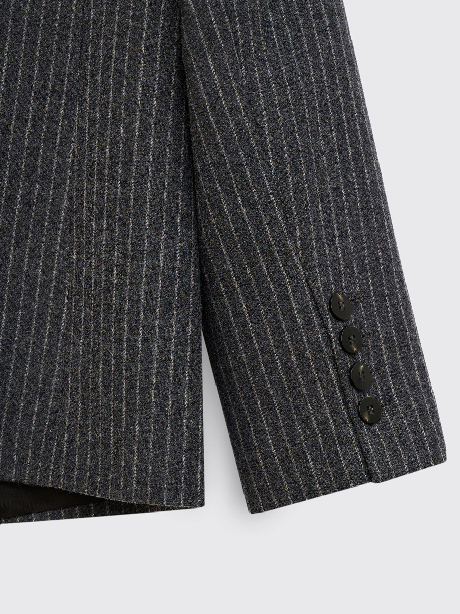 Жакет из шерсти в полоску