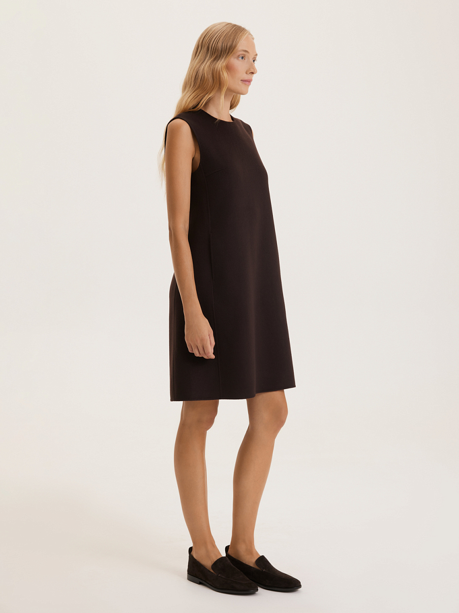 Платье мини из шерсти австралийского мериноса