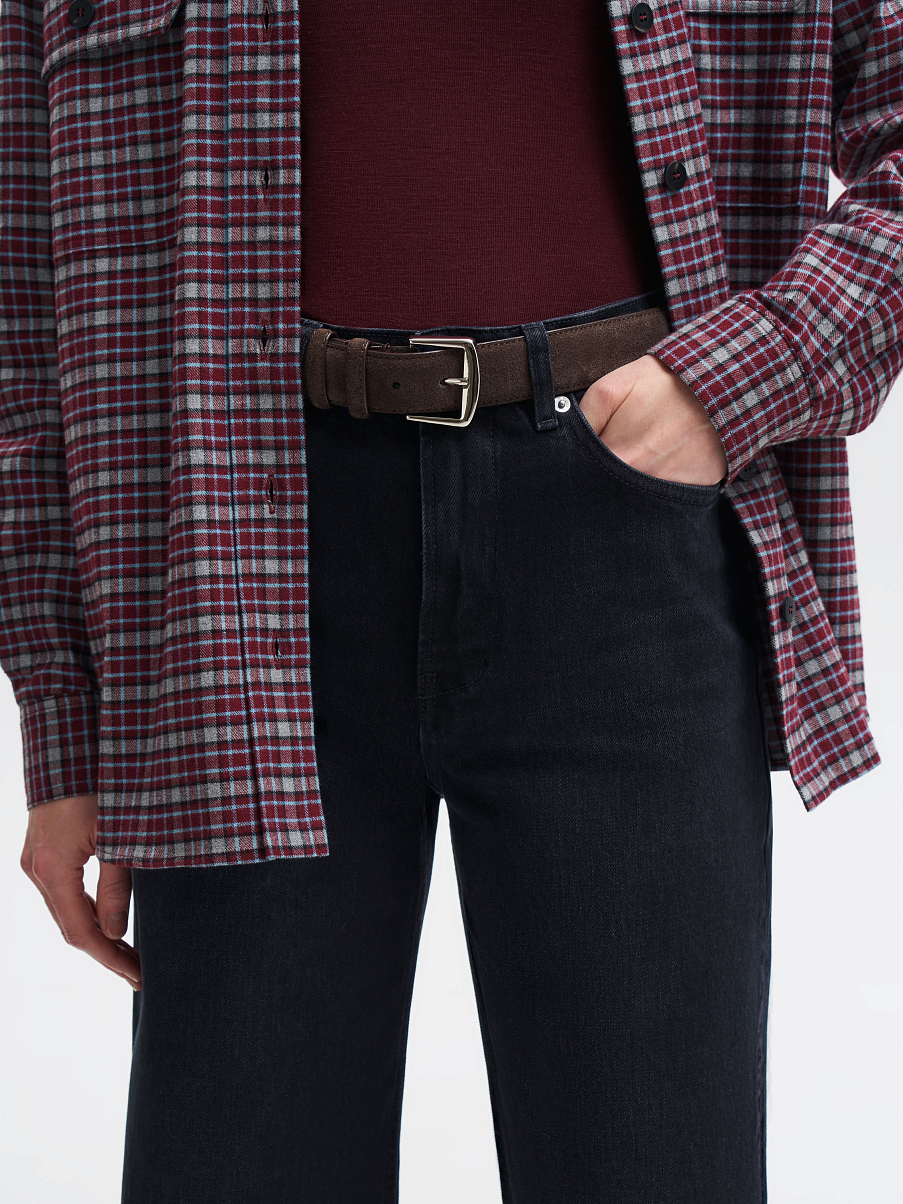 Ремень из замши