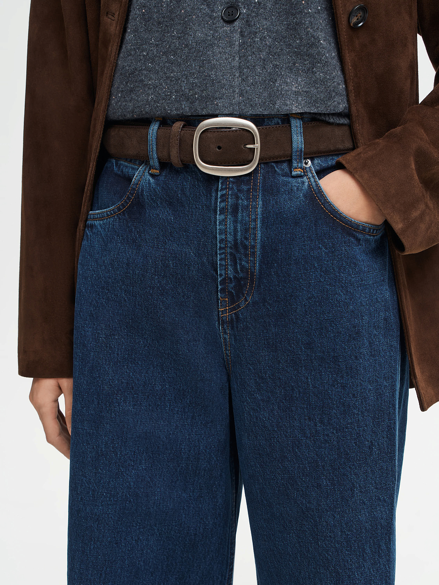 Ремень из замши