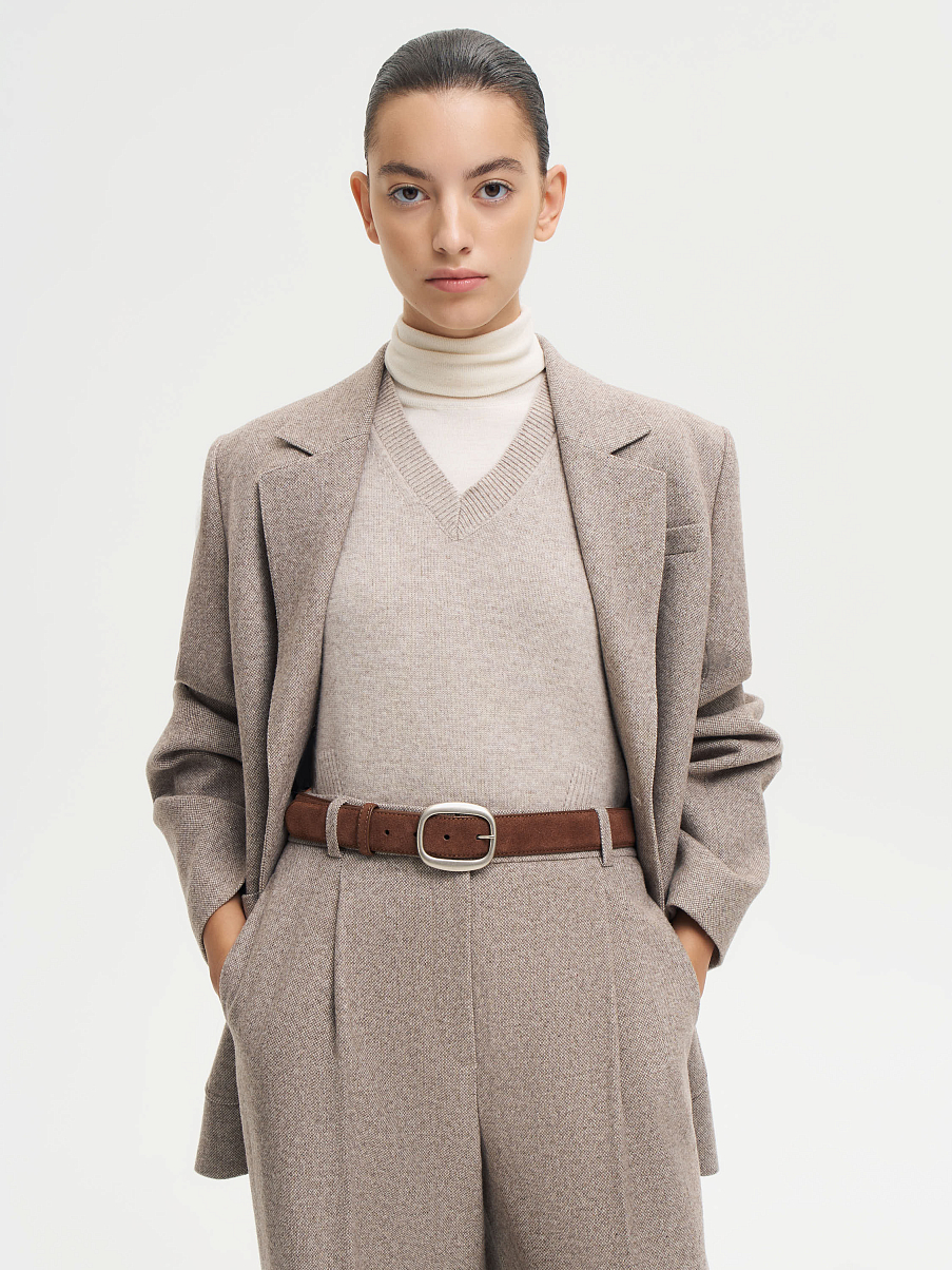 Ремень из замши