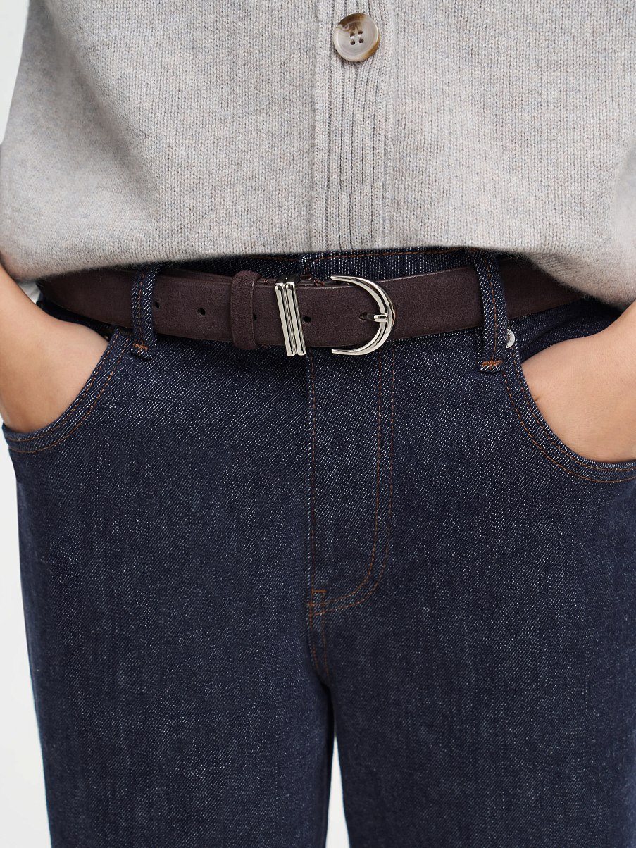 Ремень из замши