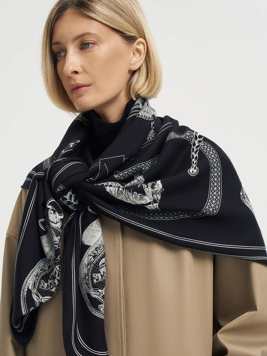 Платок из кашемира с шелком