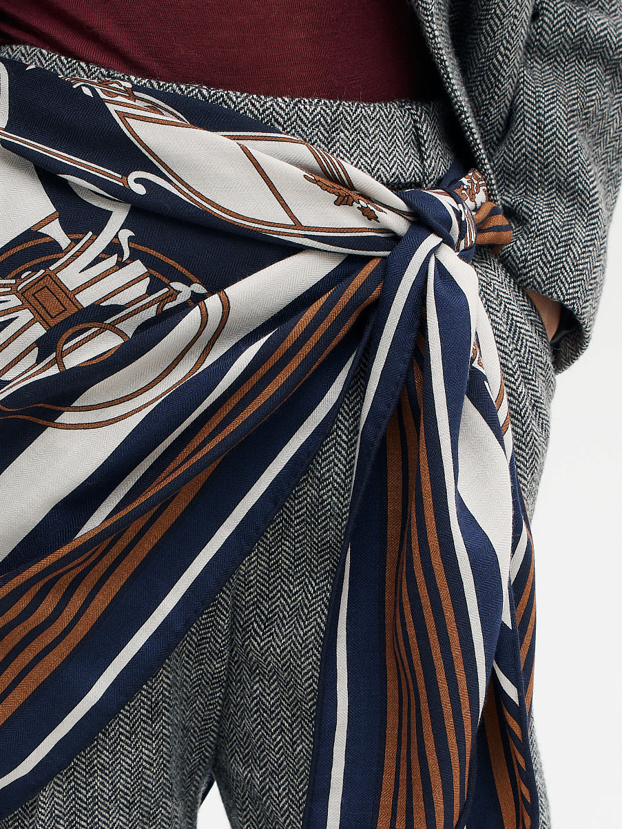 Платок из шерсти и шелка