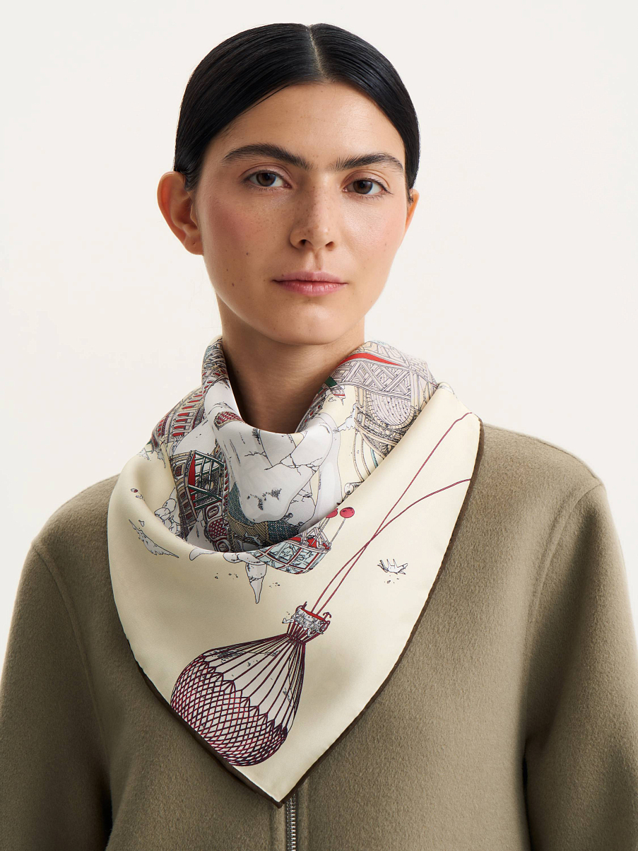 Платок из натурального шелка