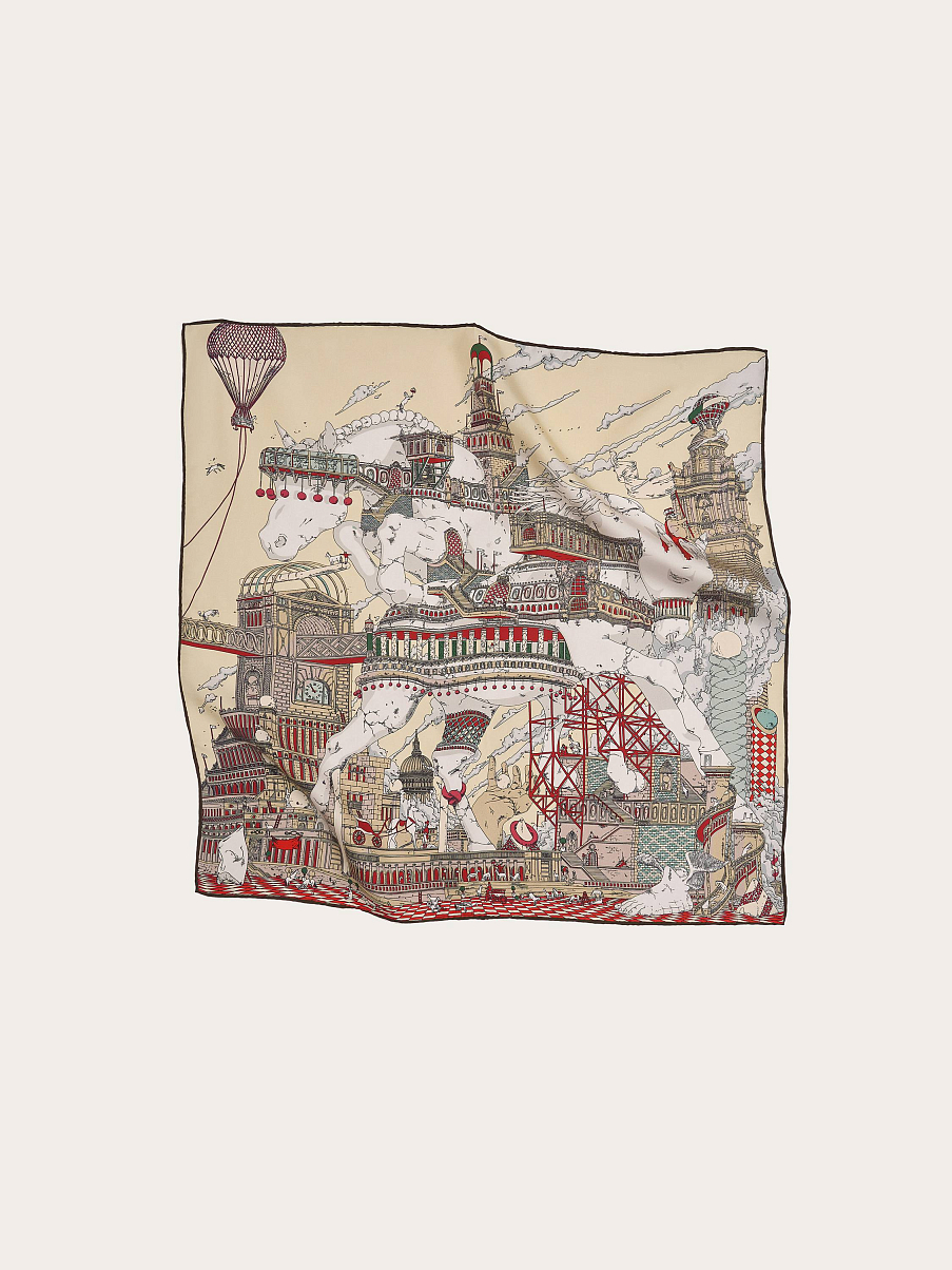 Платок из натурального шелка