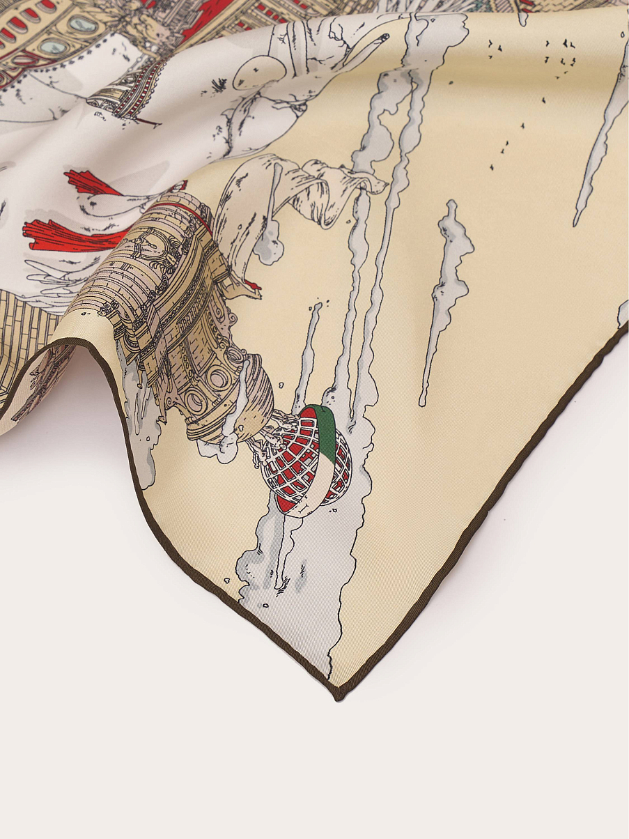 Платок из натурального шелка