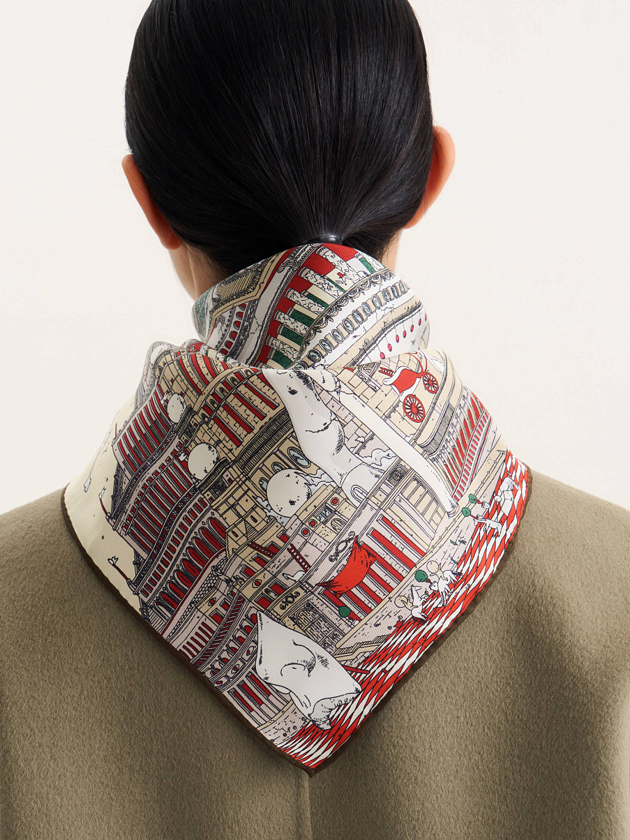 Платок из натурального шелка