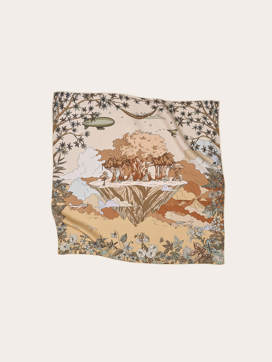 Платок из натурального шелка