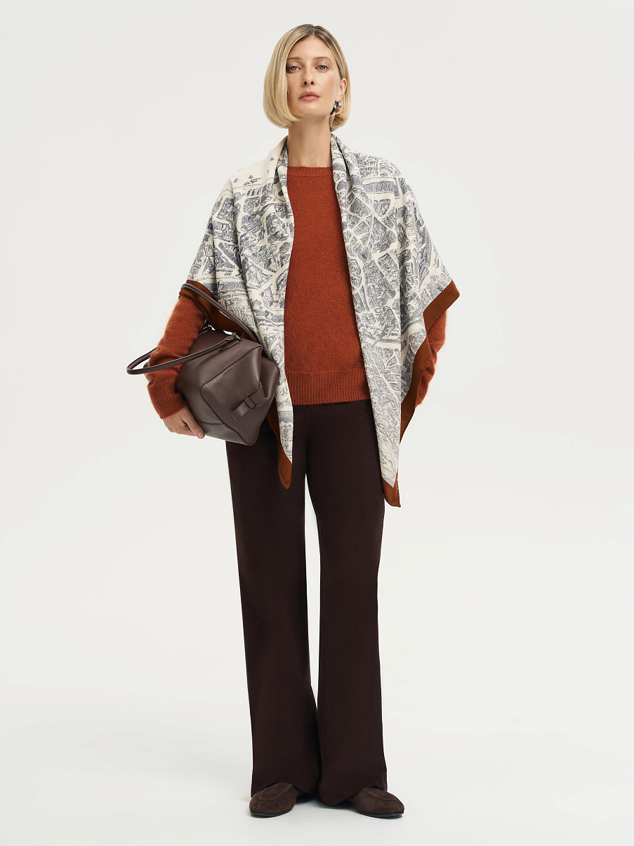 Платок из кашемира с шелком