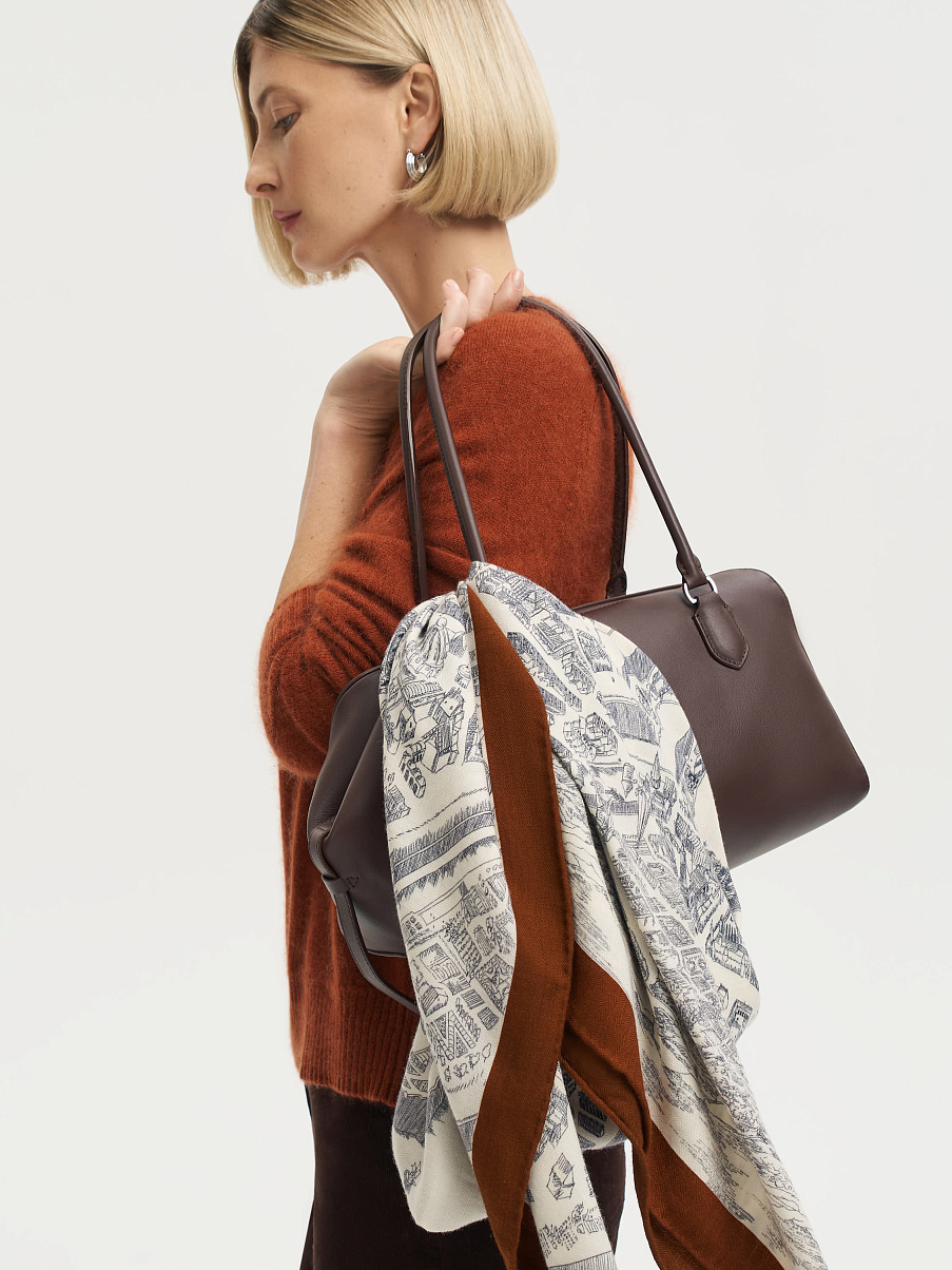 Платок из кашемира с шелком