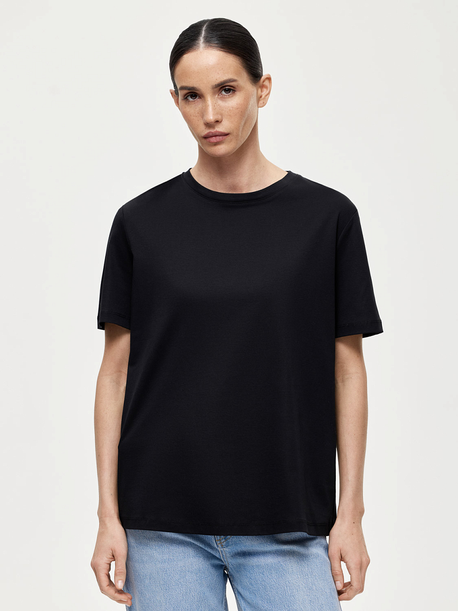 Футболка с шелком