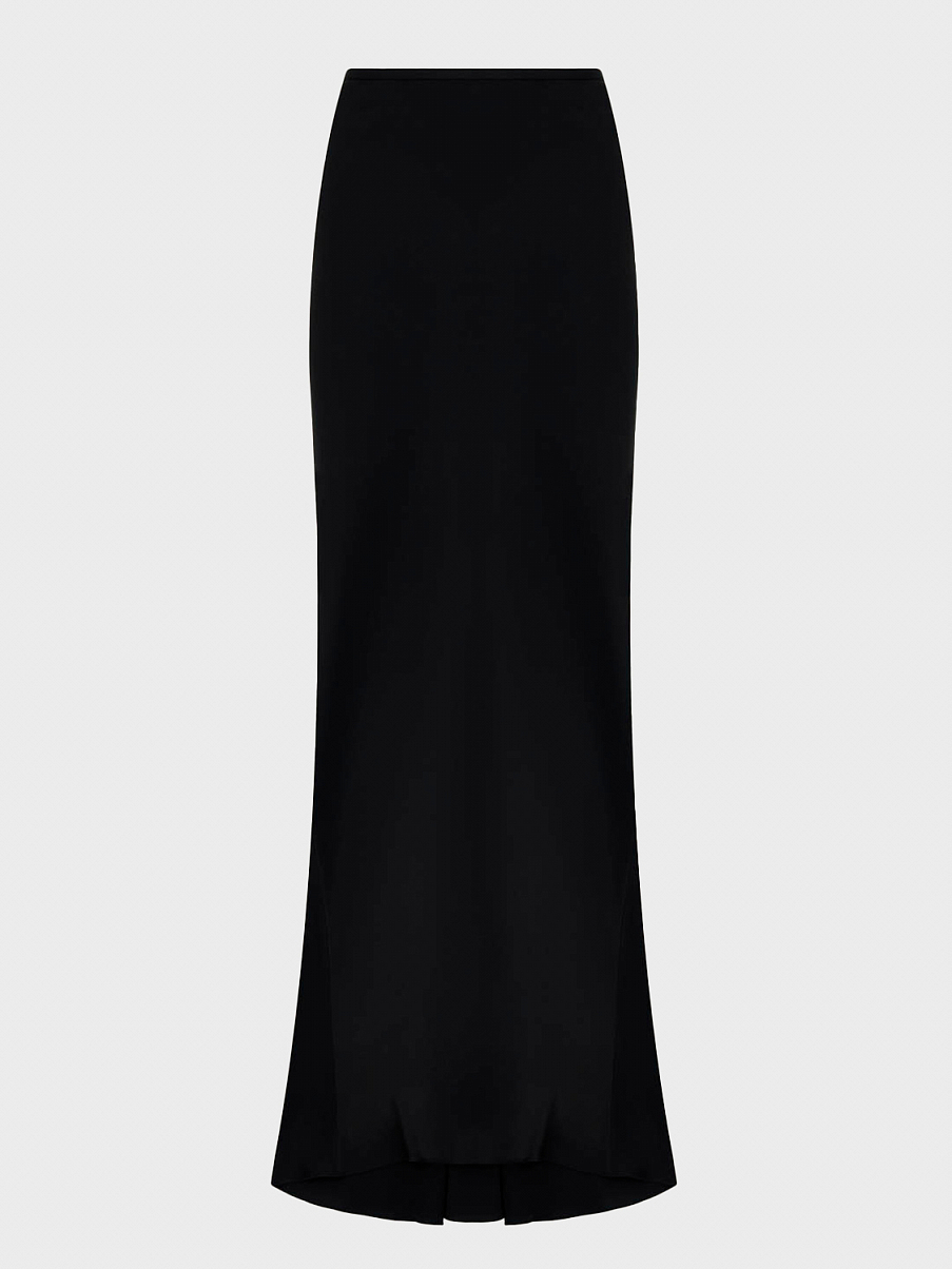 Юбка макси со шлейфом