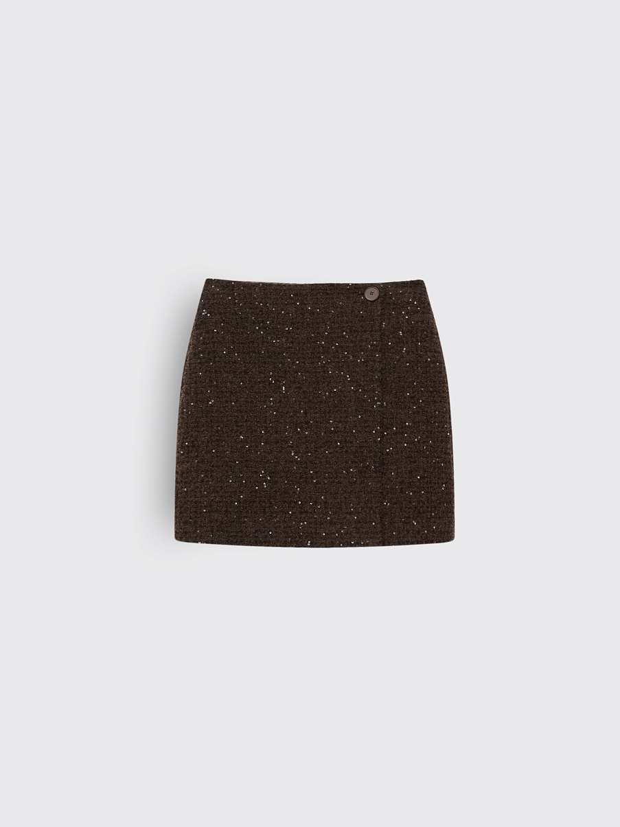 Юбка из шерсти