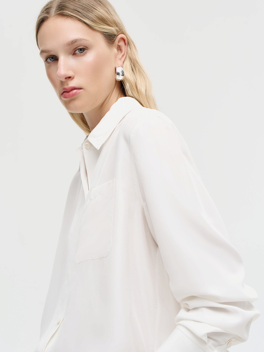 Рубашка из шелка