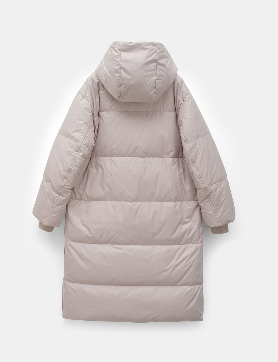Пуховик оверсайз из пуха и пера