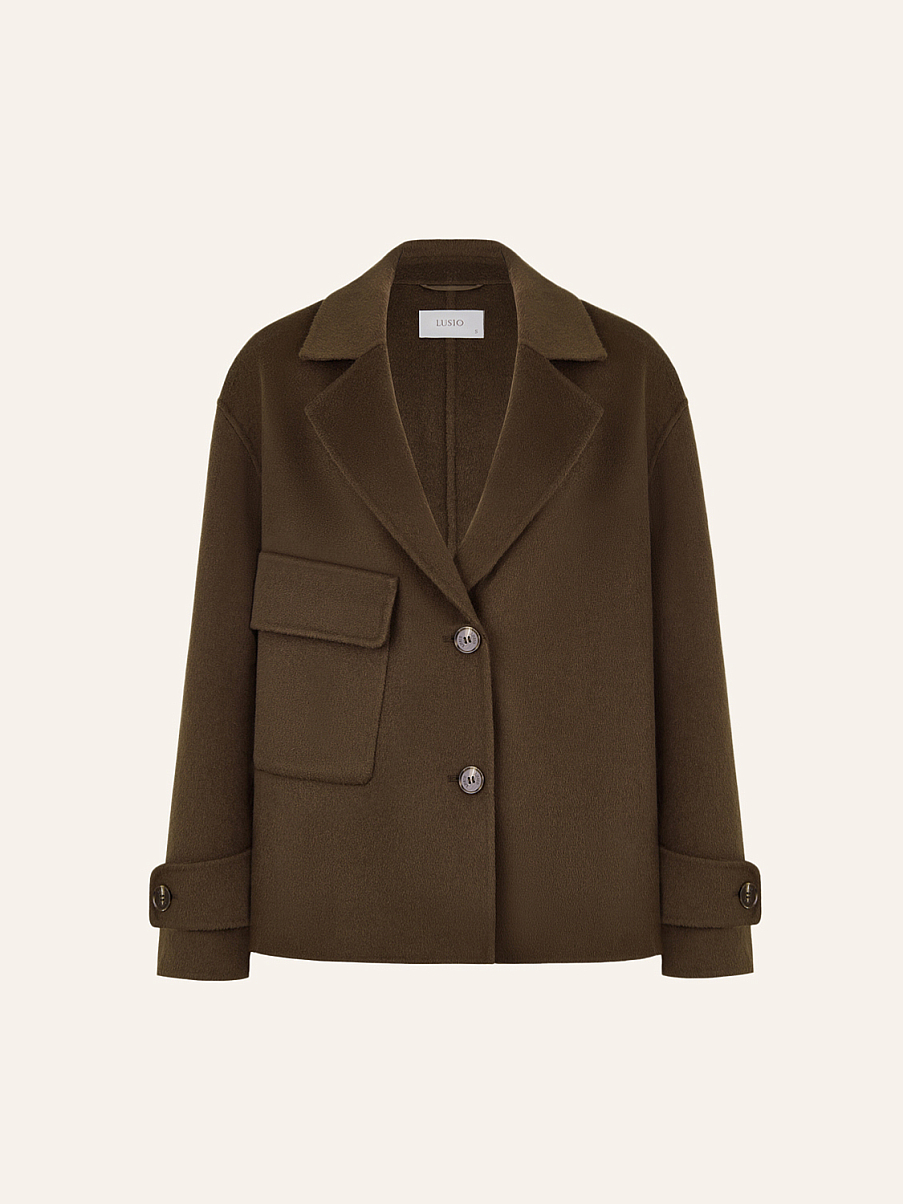 Пальто из шерсти мериноса