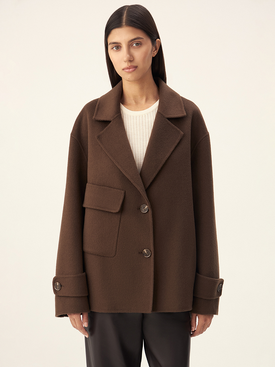 Пальто из шерсти мериноса