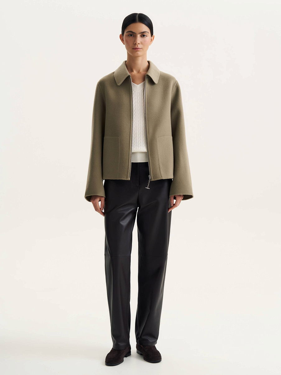 Пальто из кашемира и шерсти мериноса