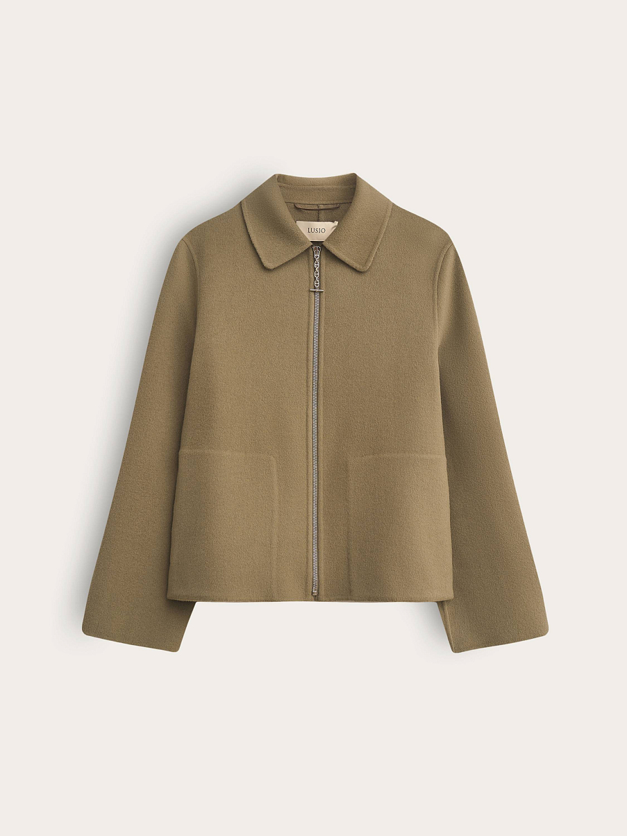 Пальто из кашемира и шерсти мериноса