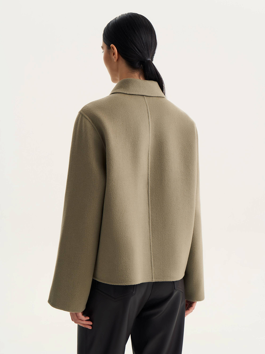 Пальто из кашемира и шерсти мериноса