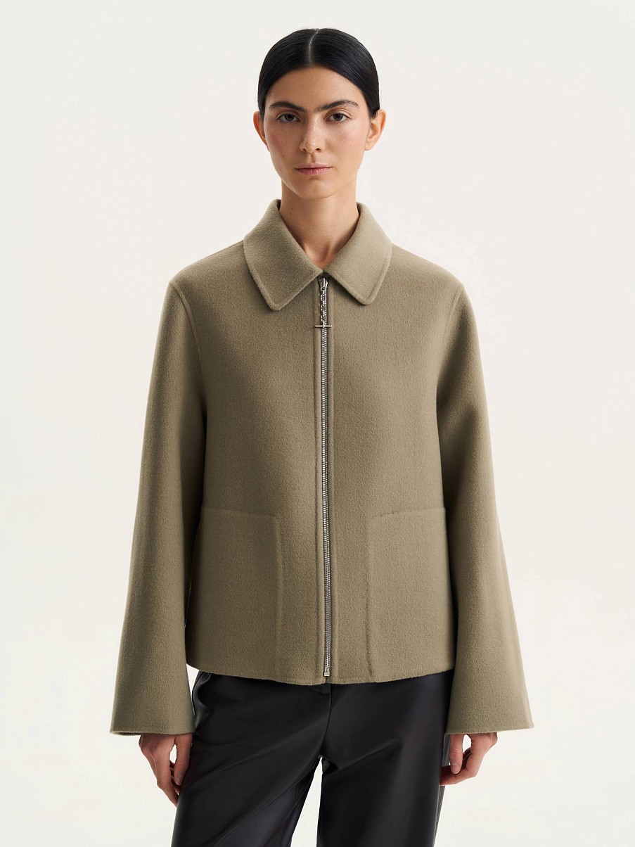 Пальто из кашемира и шерсти мериноса