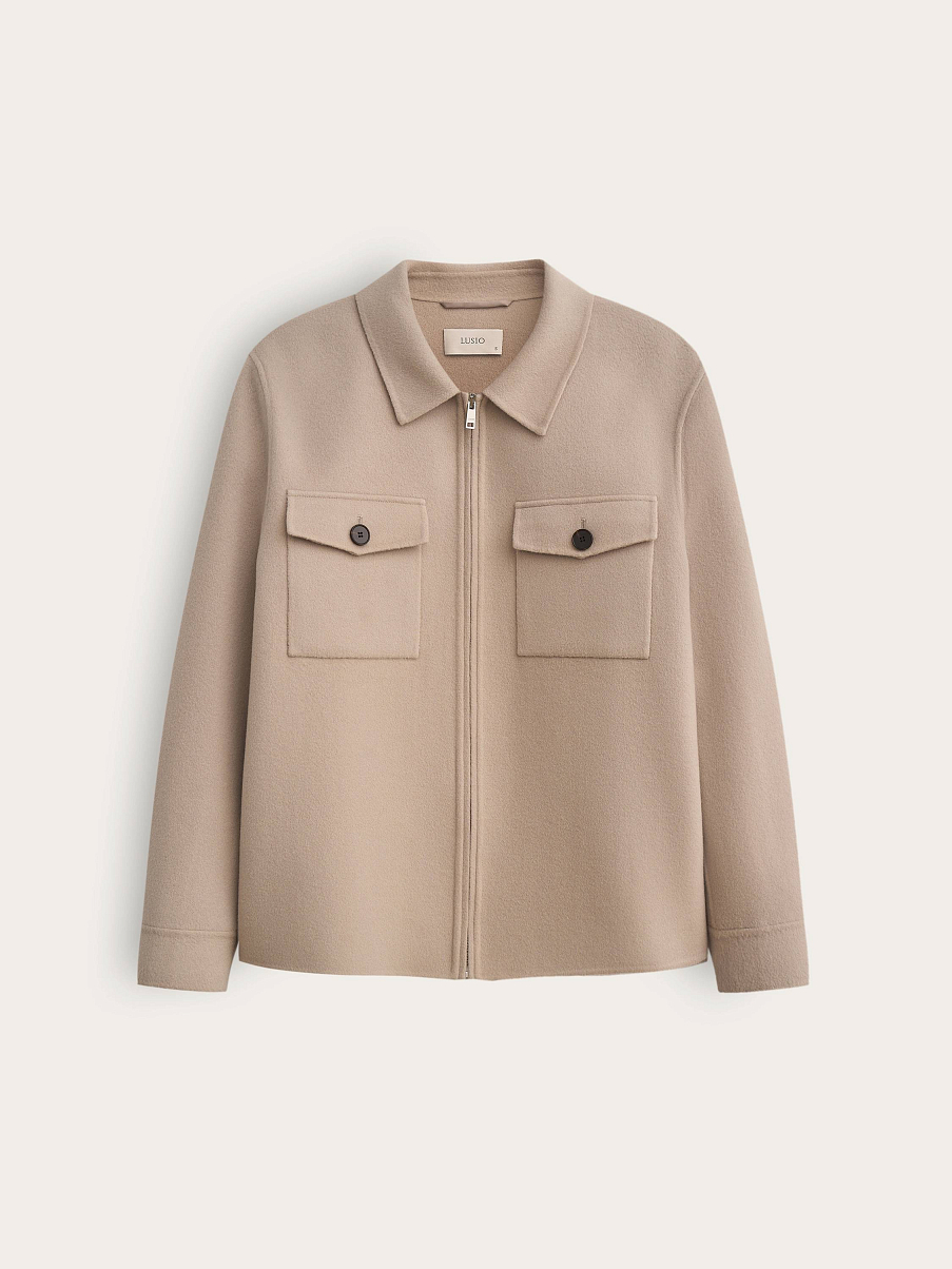 Пальто из кашемира и шерсти мериноса