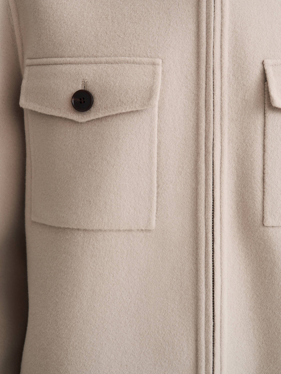 Пальто из кашемира и шерсти мериноса